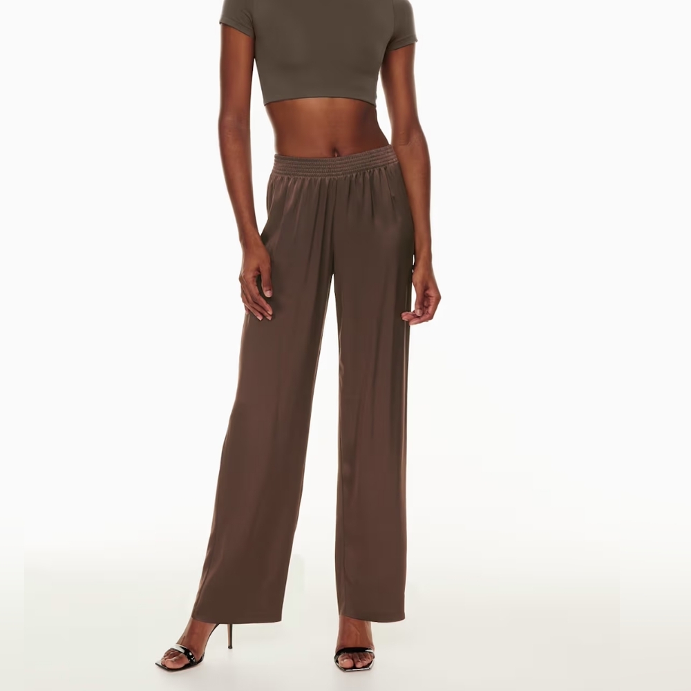 Aritzia Babaton Tribute Satin Pant